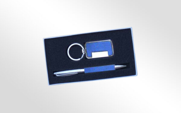 nm0649 SET DE 2 PCS - STYLO + PORTE CLES ( 04 COULEURS ) - NM0649