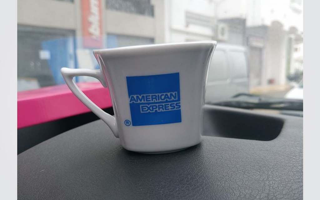 Tasse de café american express