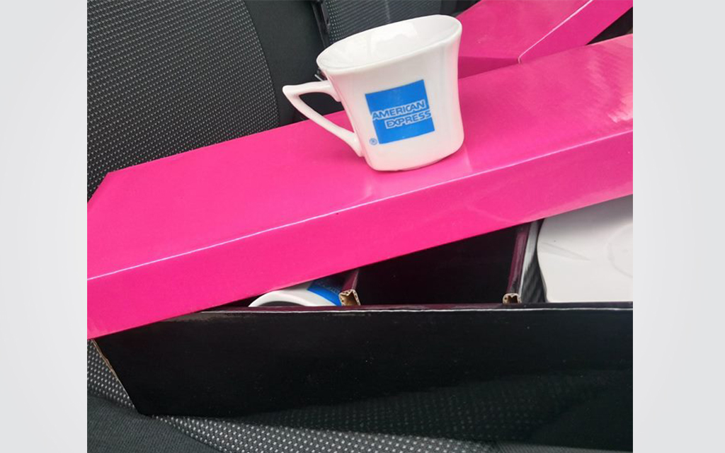 Tasse de café american express