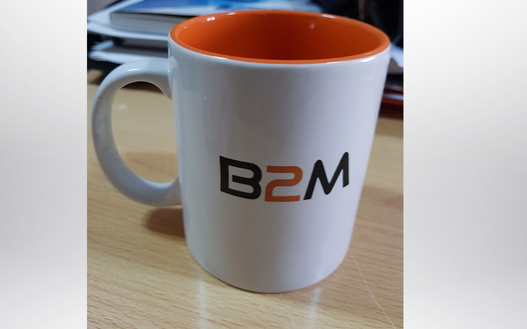 MUG B2M Personnalisation Tampographie