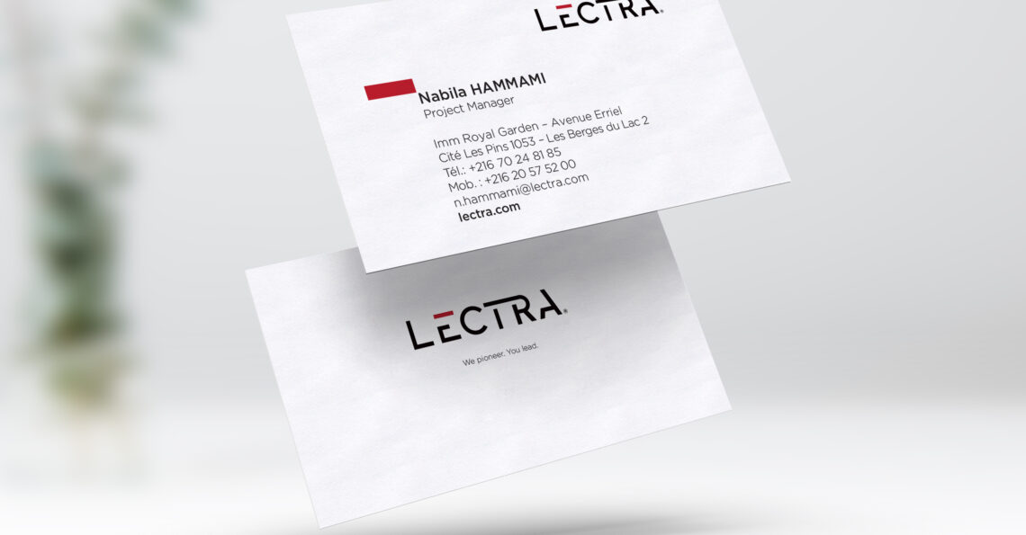 carte de visite Lectra