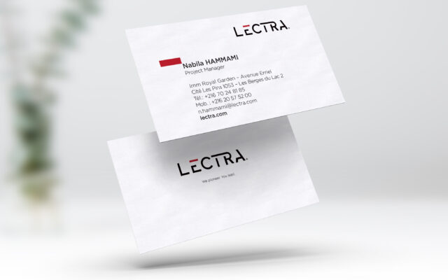carte de visite Lectra